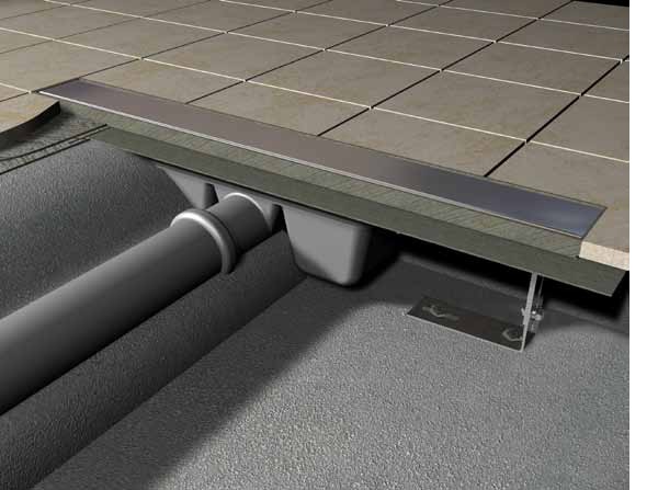 Duschrinne APZ2 Rabdlos 700mm - 1100mm