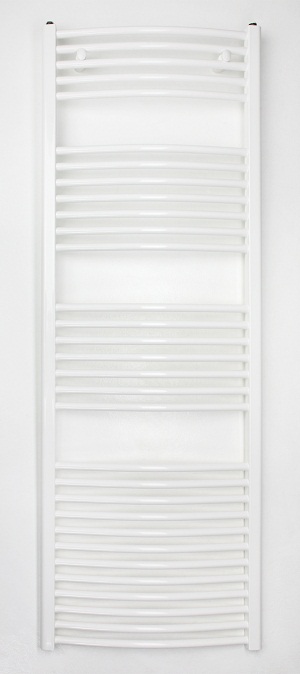 Badheizkörper weiss gebogen 1750h x 500b
