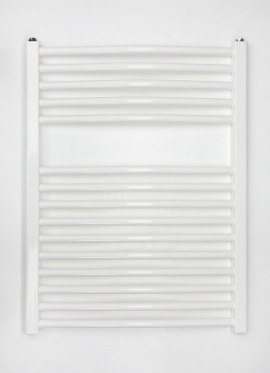 Badheizkörper weiss gebogen 764h x 500b