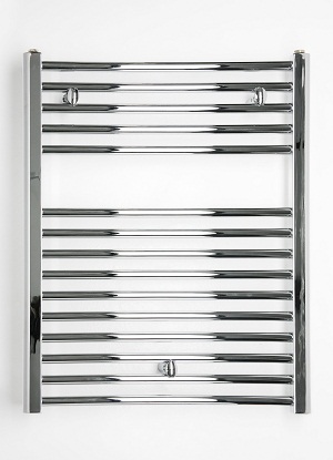 Badheizkörper chrom gerade 764h x 500b