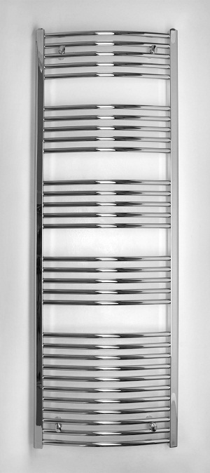 Badheizkörper chrom gebogen 1750h x 500b